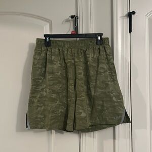 Green Camouflage Shorts